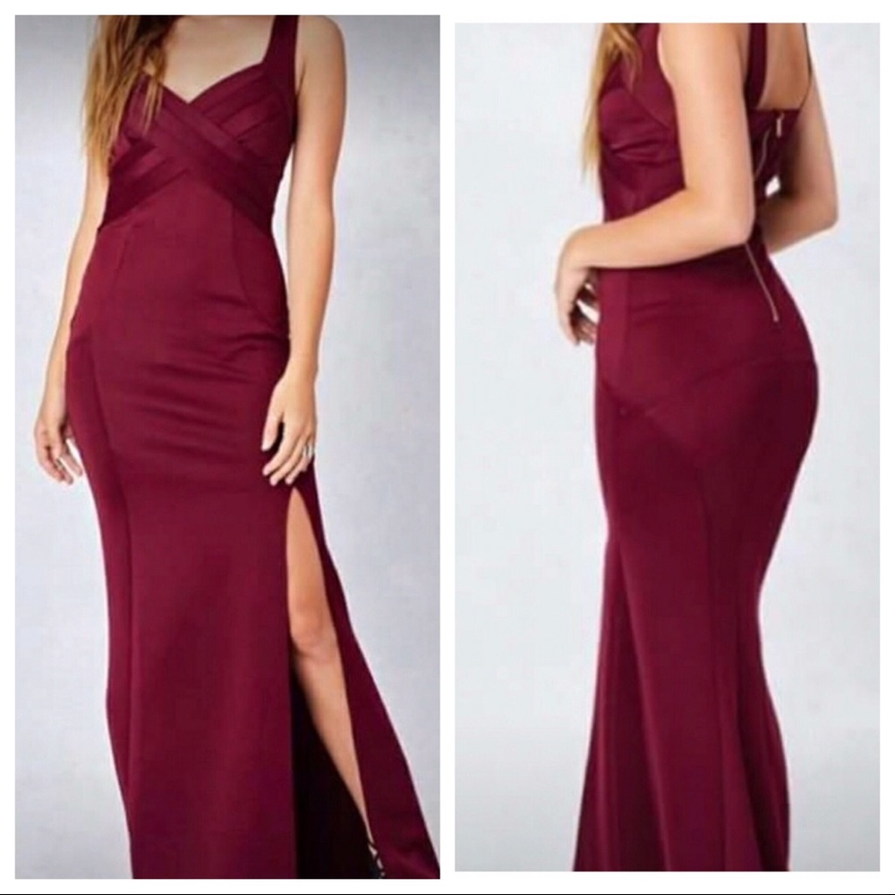 Emerald Sundae Burgundy Dress Sz. S